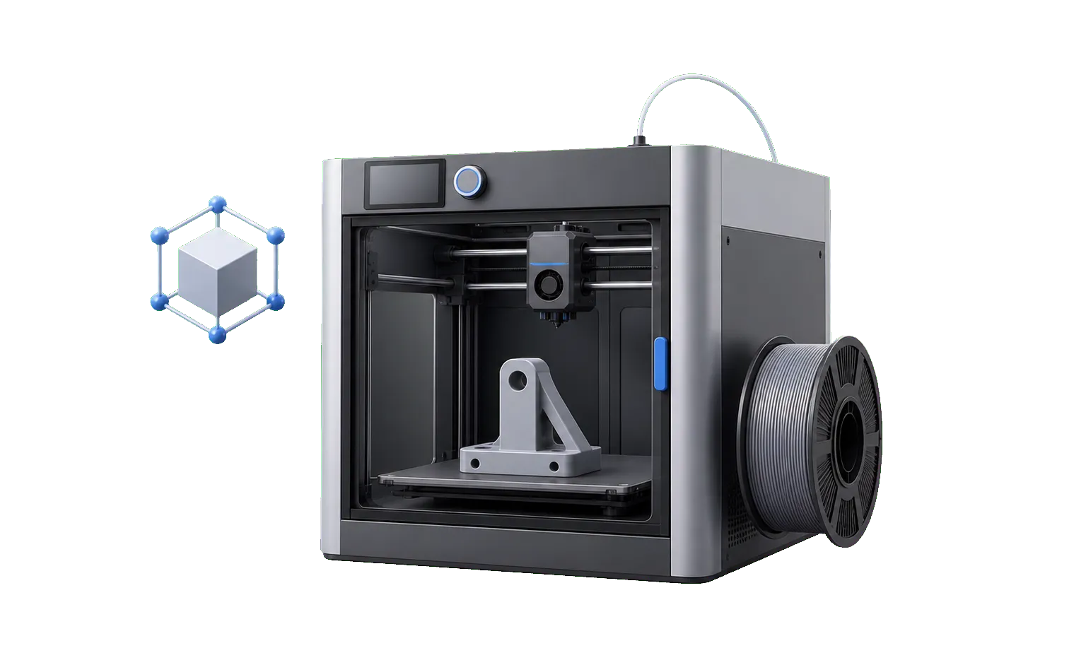 3D Druck Service in Rheinland-Pfalz mit 3D-Drucker und gedruckten Bauteilen